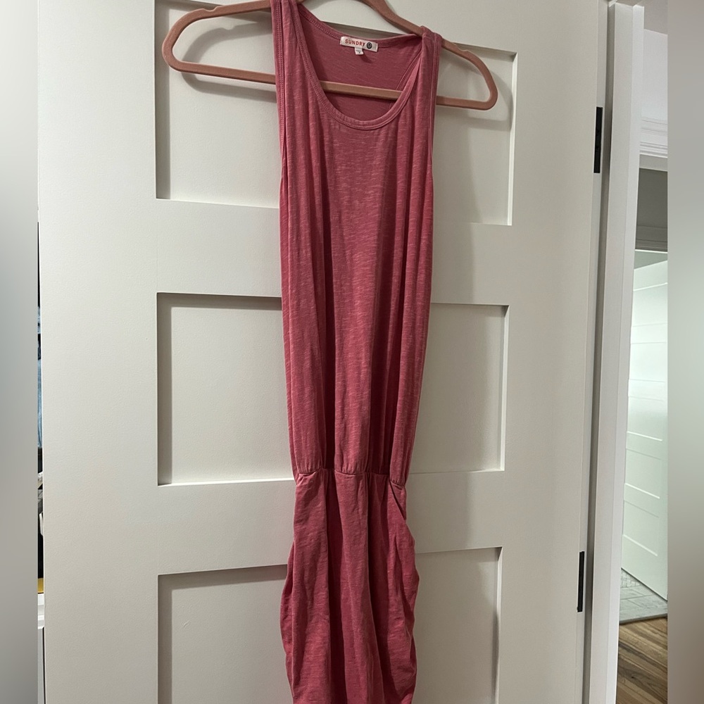 Sundry ruched dress